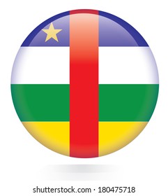 Central African Republic flag button