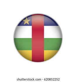 Central African Republic flag button