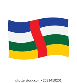 central african republic flag icon vector illustration design