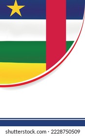 Central African Republic Flyer Design and African Flag Flyer Design