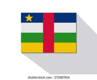 central african republic long shadow flag