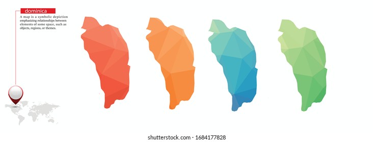 central African Republic map in geometric polygonal style. central African Republic map of isolated. Vector Illustration Eps10.