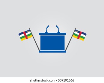 Central African Republic Podium
