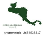 central america map High Detailed on white background. Abstract design vector illustration eps 10
