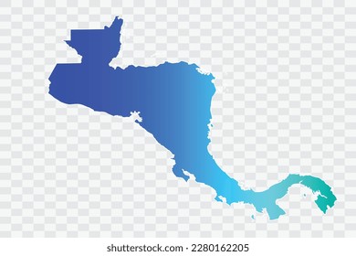 Central America Map teal blue Color Background quality files png