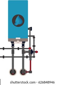 Central heating with Gas