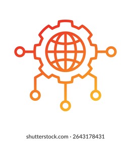 Central Icon Element for Design