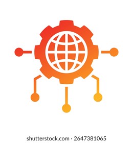 Central Icon Element for Design