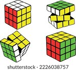 Central Java, INDONESIA. MARCH 22, 2021. rubik