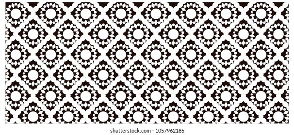 Central Java Style Batik Pattern Vector Stock Vector (Royalty Free ...