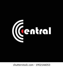 Central logo design, letter C logo, modern concept and good for company