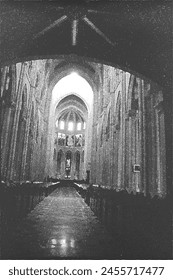 Central nave of the Almudena Cathedral, Madrid