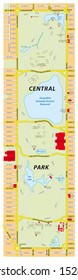 central park map, new york city svg