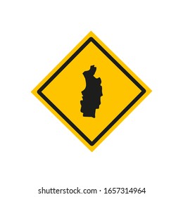 mapa de la región central en el país de Sri lanka
