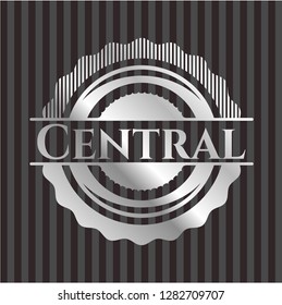 Central silver emblem or badge