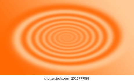 Central twirl in shades of orange and light orange. Landscape orientation.