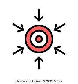 Centralize Icon Lineal Color Style