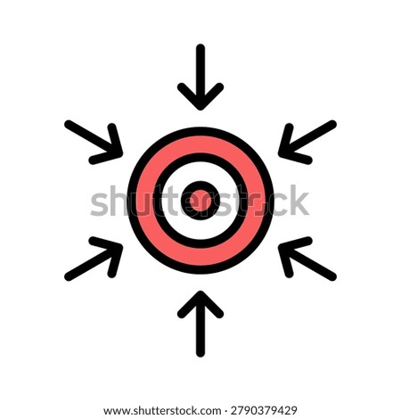Centralize Icon Lineal Color Style