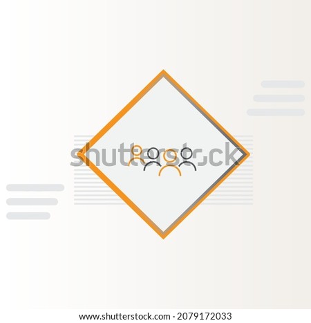 Centre Advisory Committee icon vector design