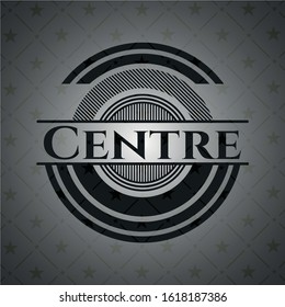 Centre dark emblem. Vector Illustration. Detailed.