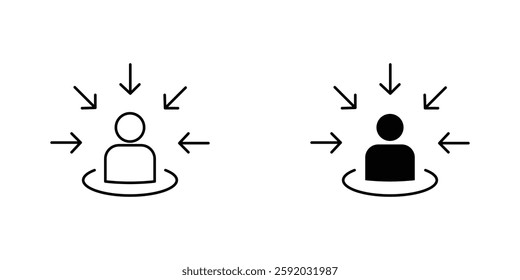 Centric consumer icon symbol collection on white background.