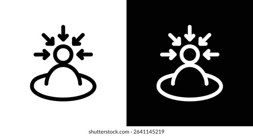 Centric consumer icon vector simple element illustration editable