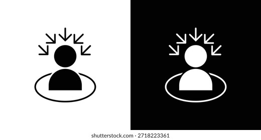 Centric consumer icons. Vector Template Illustration Symbol Pixels Perfect