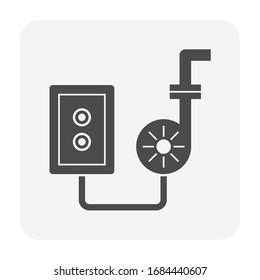 Centrifugal Pump Electrical Control Power Distribution Stock Vector ...