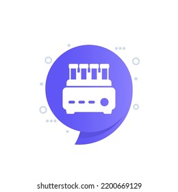 Centrifuge Machine Icon, Lab Equipment