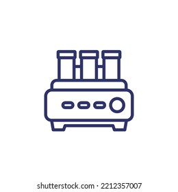 Centrifuge Machine Icon, Lab Equipment Line Vector