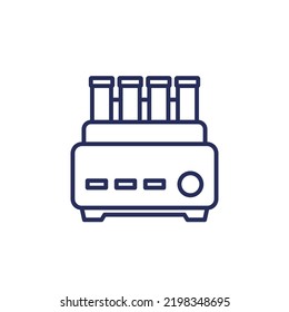 Centrifuge Machine Line Icon On White