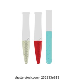 Centrifuge Tubes with Liquids Laboratory Glass, Lab Bottles