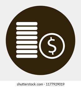cents vector icon 10 eps