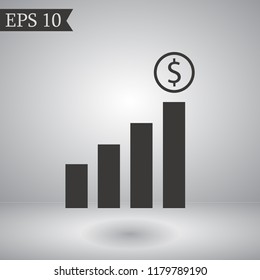 cents vector icon 10 eps