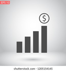cents vector icon 10 eps