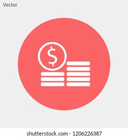 cents vector icon 10 eps
