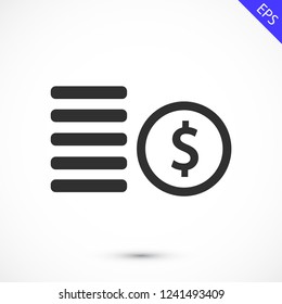 cents vector icon 10 eps