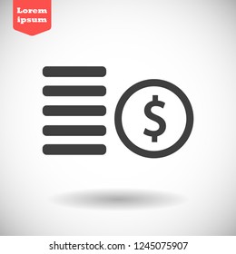 cents vector icon 10 eps