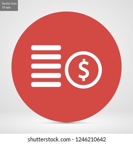cents vector icon 10 eps