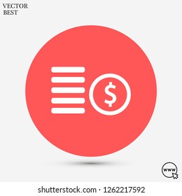cents vector icon 10 eps