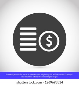 cents vector icon 10 eps