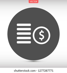 cents vector icon 10 eps