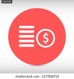 cents vector icon 10 eps