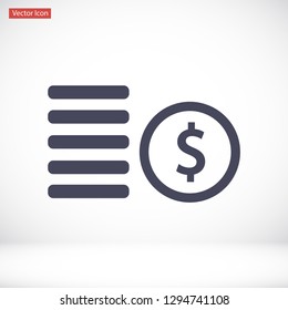 cents vector icon 10 eps