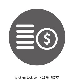 cents vector icon 10 eps