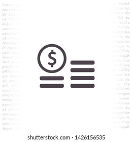 cents vector icon 10 eps , Lorem ipsum Flat design