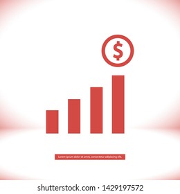 cents vector icon 10 eps , Lorem ipsum Flat design