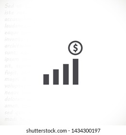 cents vector icon 10 eps , Lorem ipsum Flat design