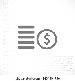 cents vector icon 10 eps , Lorem ipsum Flat design