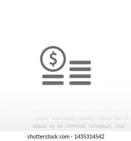 cents vector icon 10 eps , Lorem ipsum Flat design